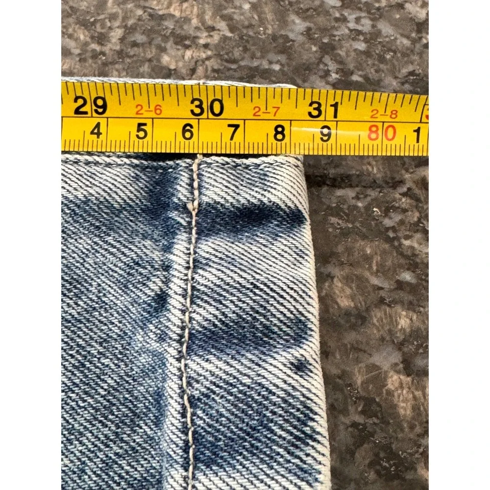 Kith Dana Logo Denim Pant Luka Wash Blue Wide Leg Jeans KHW060547-5078 Size 28 - Picture 15 of 16